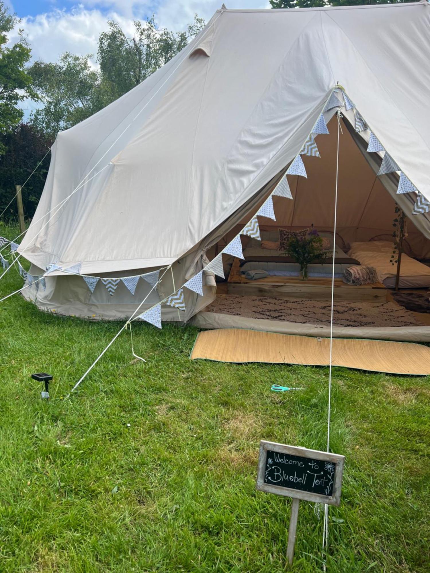 Bluebell Tent At Ballyward Croft Ardkeen Eksteriør bilde